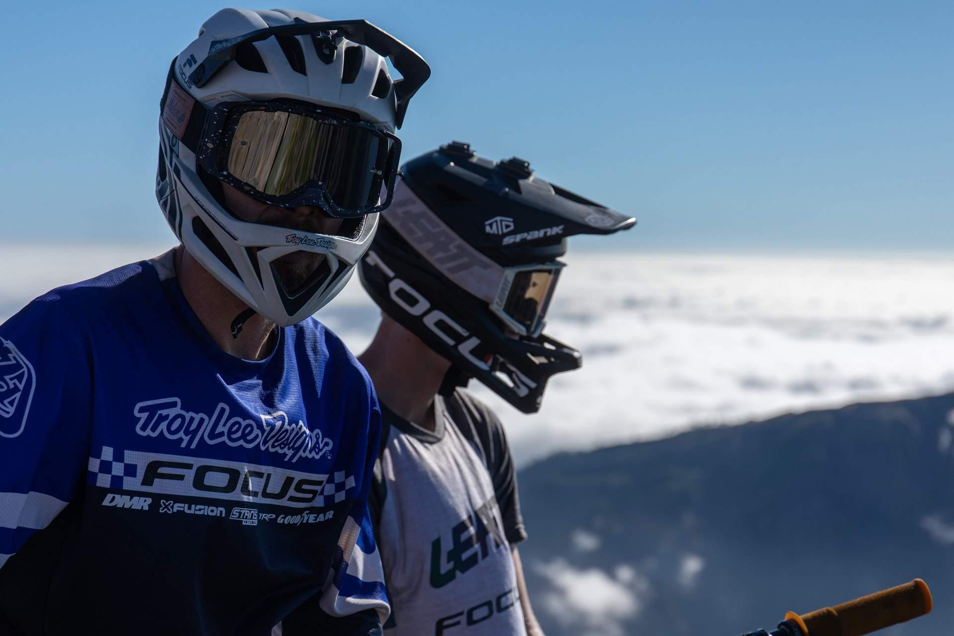 Iven et Olly sur Madère Focus Trail Team