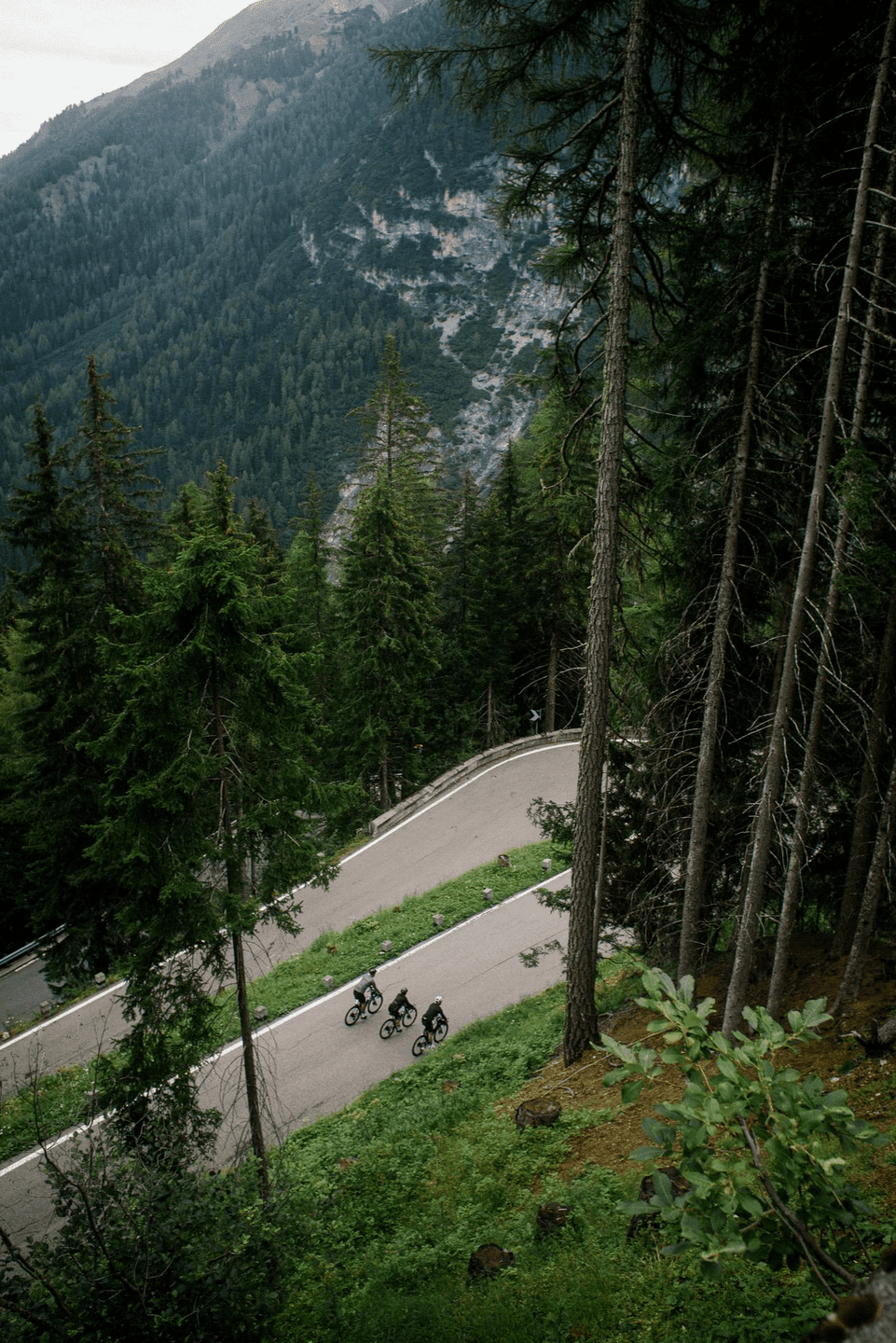 Périple en vélo de route Izalco Max Vue panoramique prise de la route