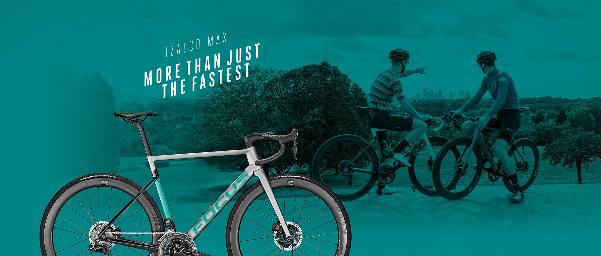 IZALCO MAX - More than just the fastest Das FOCUS Bikes IZALCO MAX Aero-Rennrad ist mehr als nur das Schnellste.